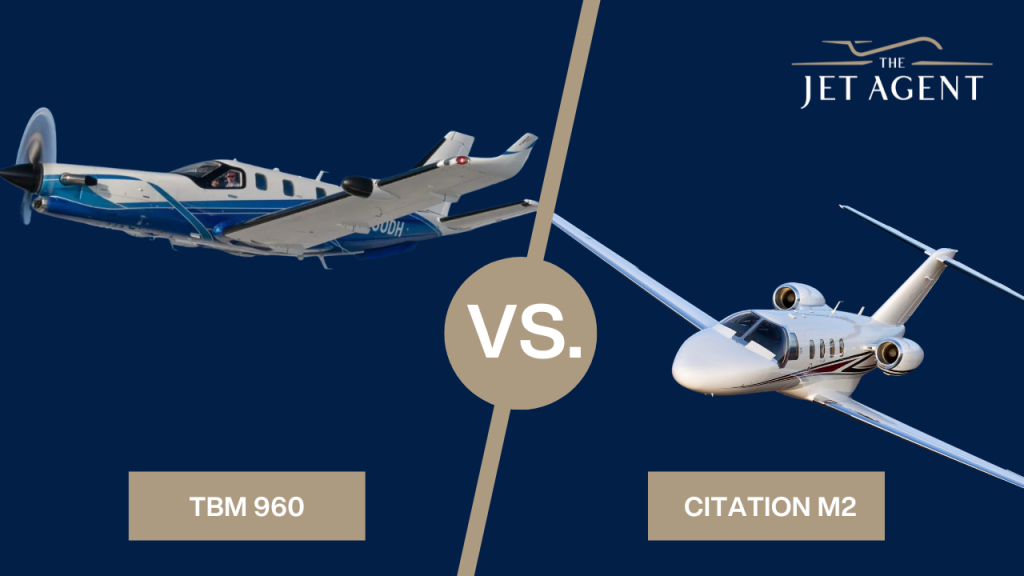 Citation M2 vs. TBM 960 Aircraft Comparison The Jet Agent blue
